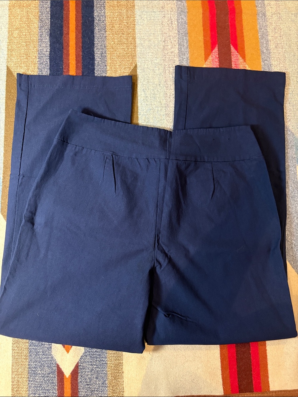 George womens Navy Dress Pants - Tailored Straight Leg